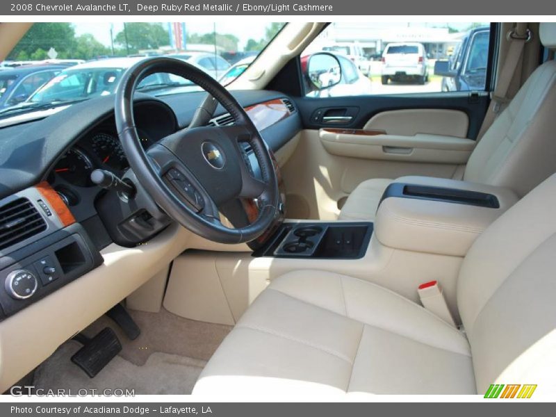 Deep Ruby Red Metallic / Ebony/Light Cashmere 2008 Chevrolet Avalanche LT