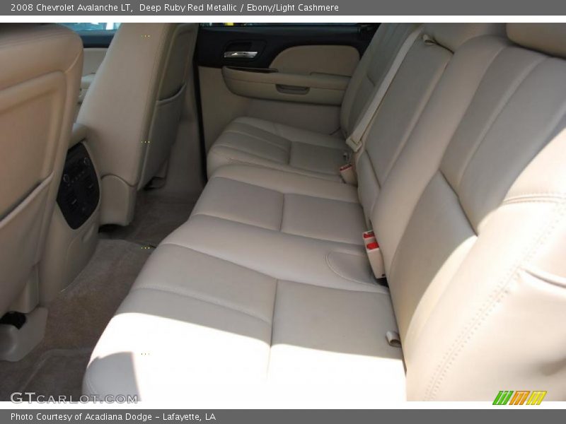 Deep Ruby Red Metallic / Ebony/Light Cashmere 2008 Chevrolet Avalanche LT