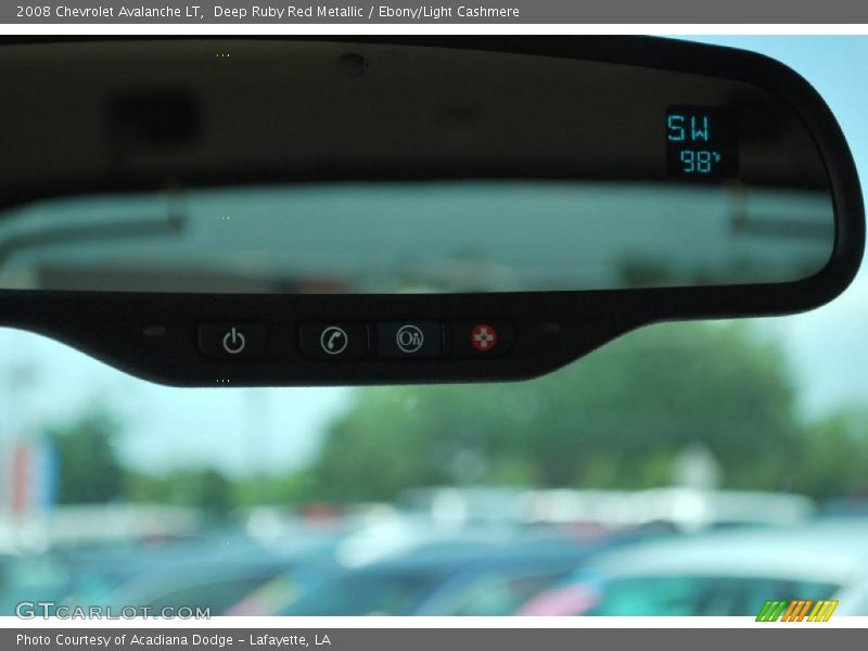 Deep Ruby Red Metallic / Ebony/Light Cashmere 2008 Chevrolet Avalanche LT