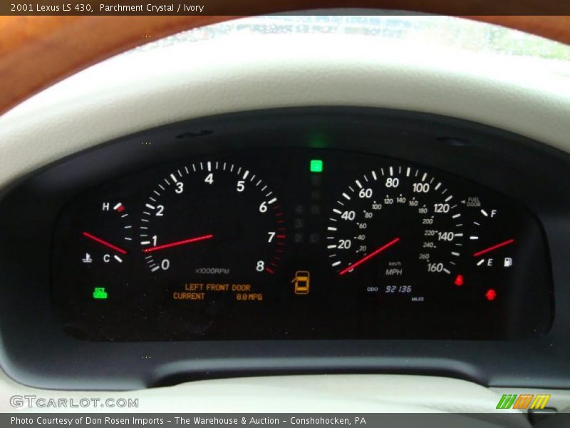 Parchment Crystal / Ivory 2001 Lexus LS 430