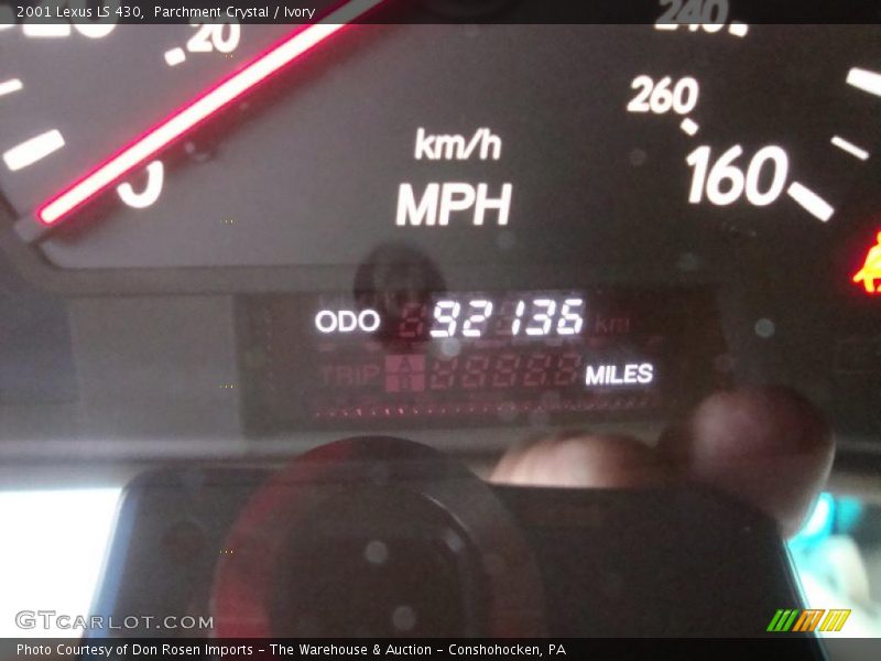 Parchment Crystal / Ivory 2001 Lexus LS 430