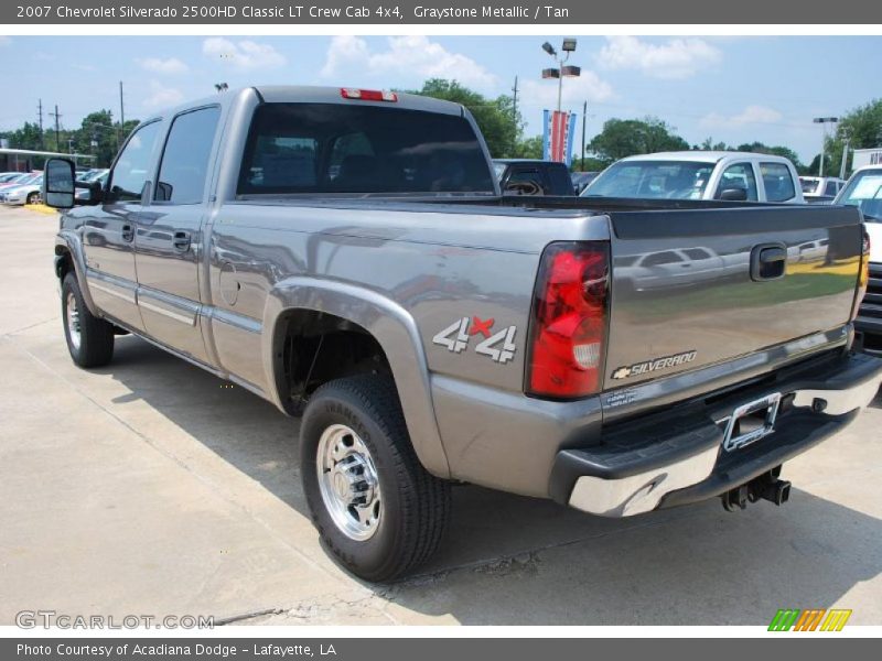 Graystone Metallic / Tan 2007 Chevrolet Silverado 2500HD Classic LT Crew Cab 4x4