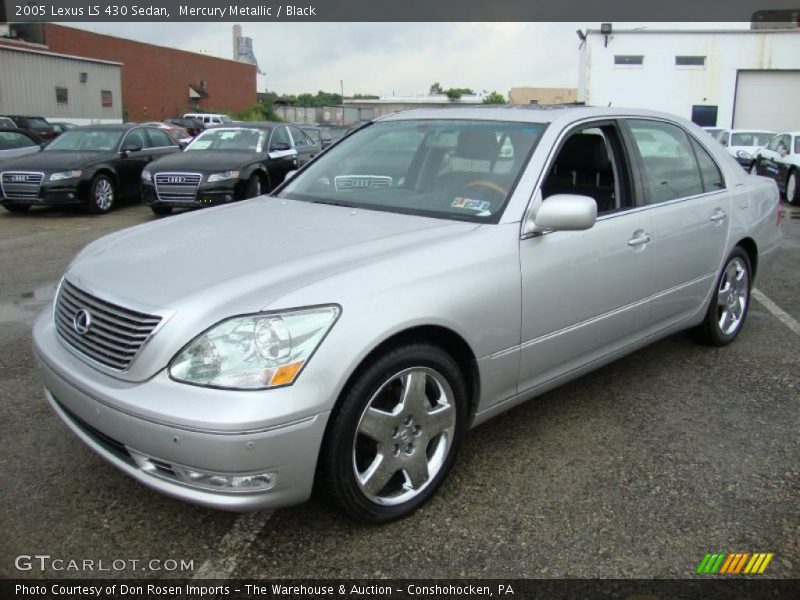 Mercury Metallic / Black 2005 Lexus LS 430 Sedan