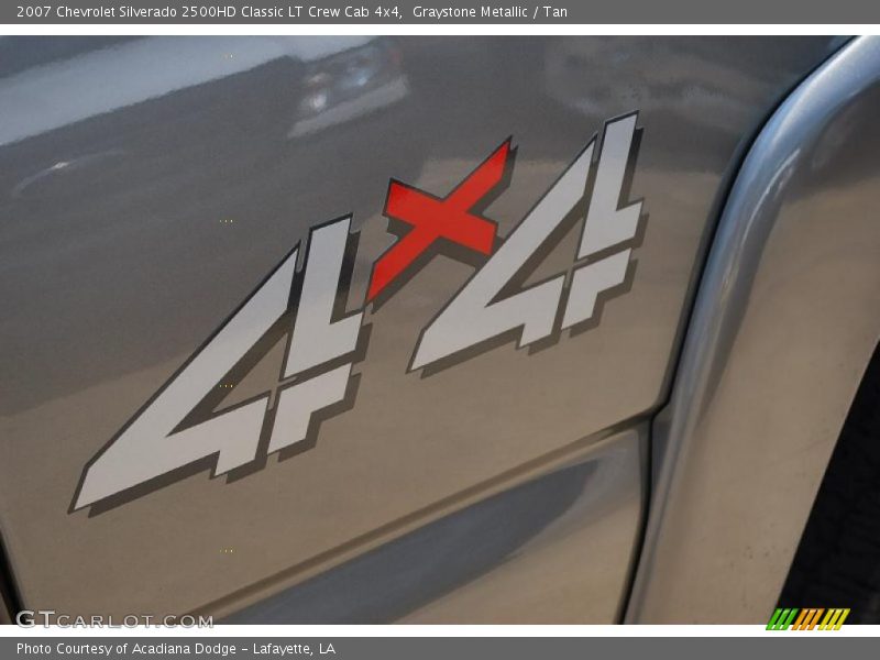 Graystone Metallic / Tan 2007 Chevrolet Silverado 2500HD Classic LT Crew Cab 4x4