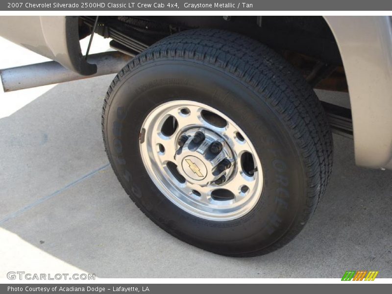 Graystone Metallic / Tan 2007 Chevrolet Silverado 2500HD Classic LT Crew Cab 4x4
