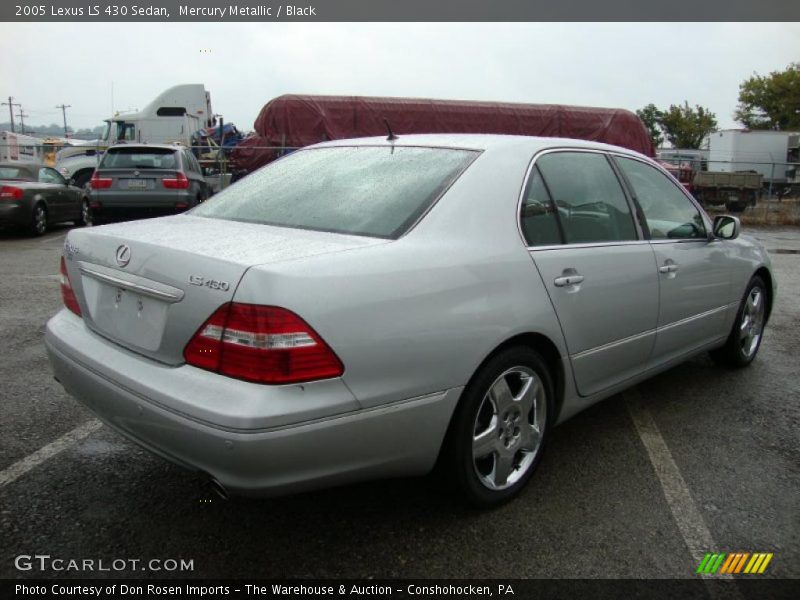 Mercury Metallic / Black 2005 Lexus LS 430 Sedan
