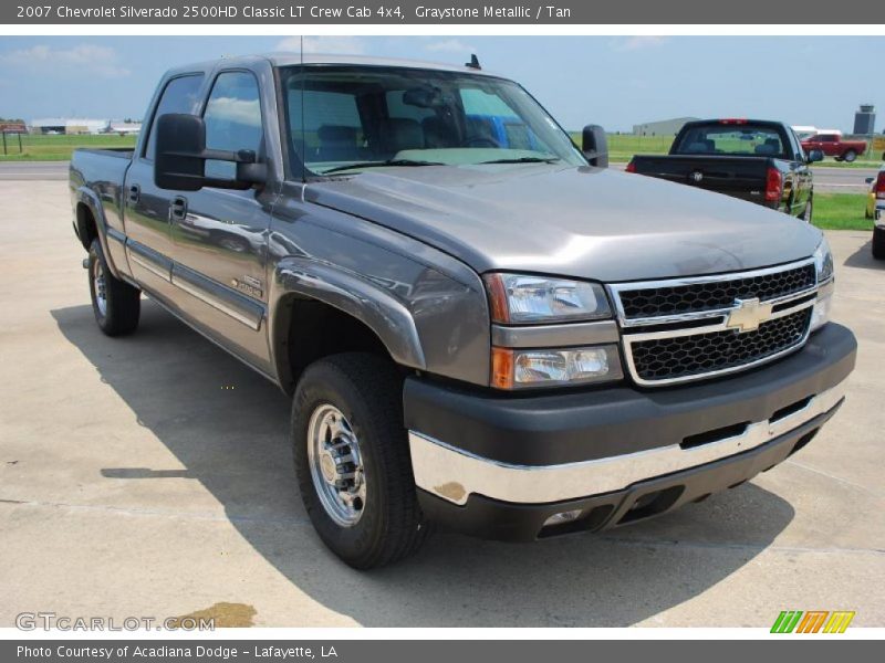 Graystone Metallic / Tan 2007 Chevrolet Silverado 2500HD Classic LT Crew Cab 4x4