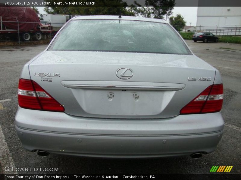 Mercury Metallic / Black 2005 Lexus LS 430 Sedan