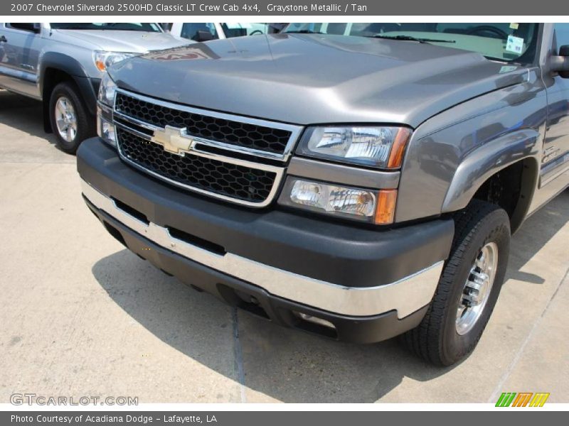 Graystone Metallic / Tan 2007 Chevrolet Silverado 2500HD Classic LT Crew Cab 4x4