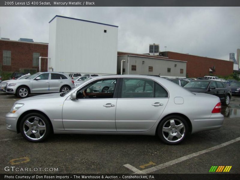 Mercury Metallic / Black 2005 Lexus LS 430 Sedan