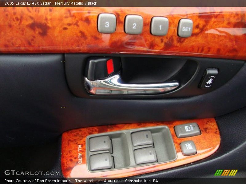 Mercury Metallic / Black 2005 Lexus LS 430 Sedan
