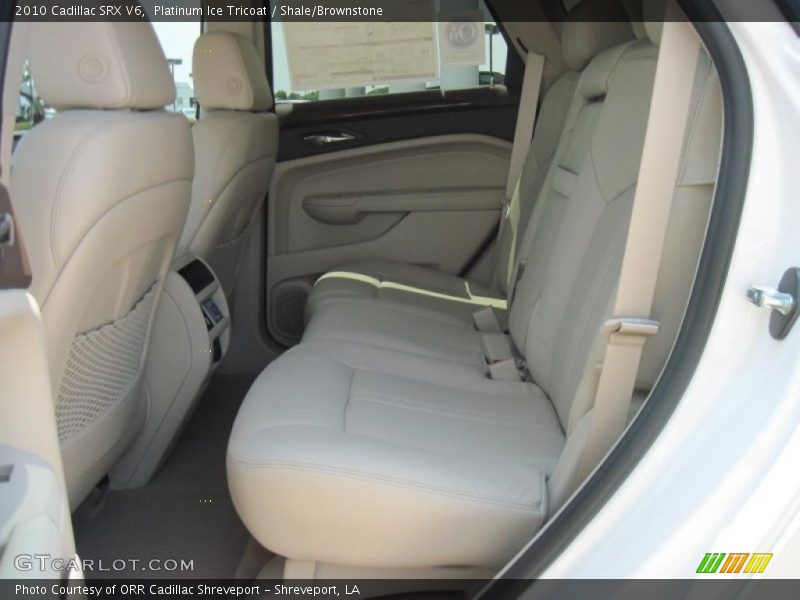 Platinum Ice Tricoat / Shale/Brownstone 2010 Cadillac SRX V6