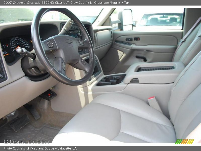 Graystone Metallic / Tan 2007 Chevrolet Silverado 2500HD Classic LT Crew Cab 4x4
