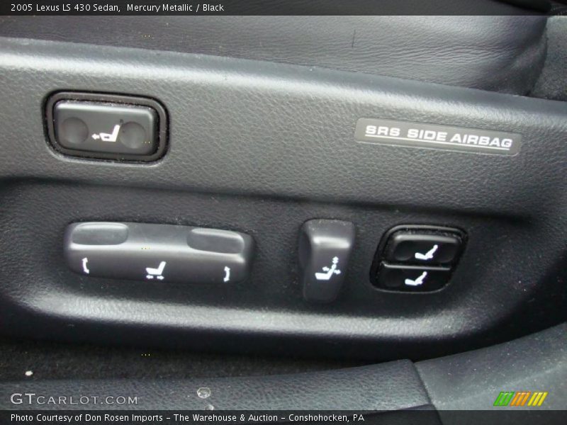 Mercury Metallic / Black 2005 Lexus LS 430 Sedan
