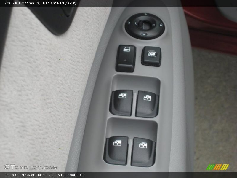 Radiant Red / Gray 2006 Kia Optima LX