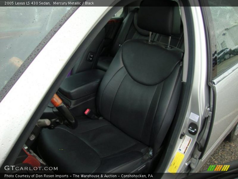 Mercury Metallic / Black 2005 Lexus LS 430 Sedan