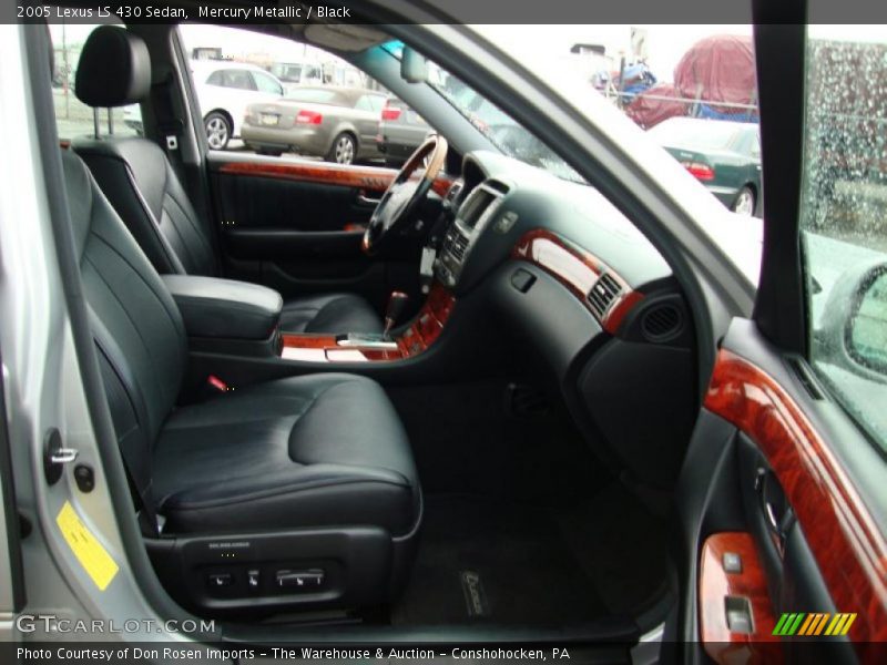 Mercury Metallic / Black 2005 Lexus LS 430 Sedan
