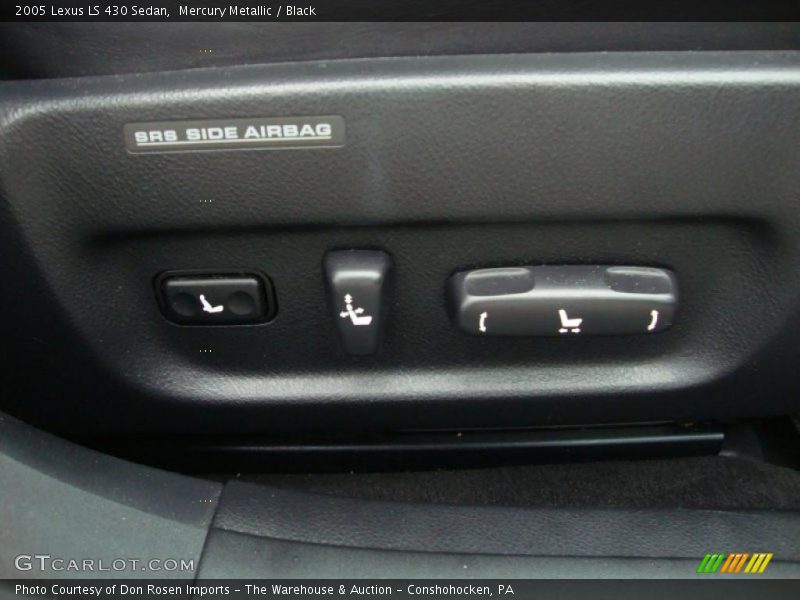 Mercury Metallic / Black 2005 Lexus LS 430 Sedan
