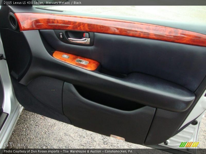 Mercury Metallic / Black 2005 Lexus LS 430 Sedan