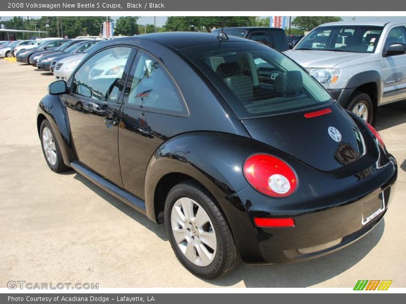 Black / Black 2008 Volkswagen New Beetle S Coupe