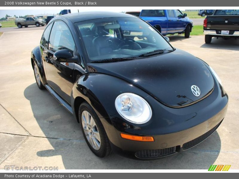 Black / Black 2008 Volkswagen New Beetle S Coupe
