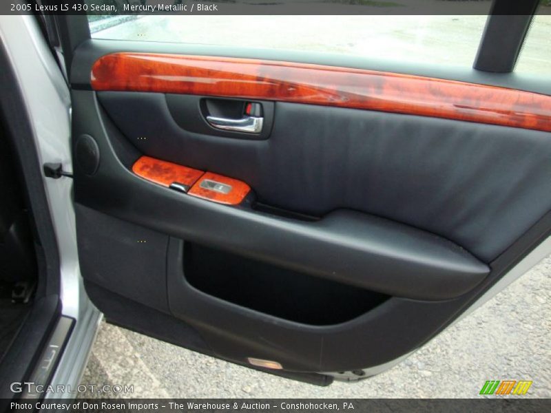 Mercury Metallic / Black 2005 Lexus LS 430 Sedan