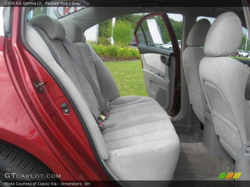 Radiant Red / Gray 2006 Kia Optima LX