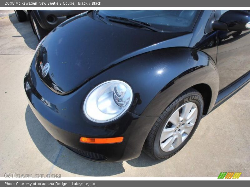 Black / Black 2008 Volkswagen New Beetle S Coupe