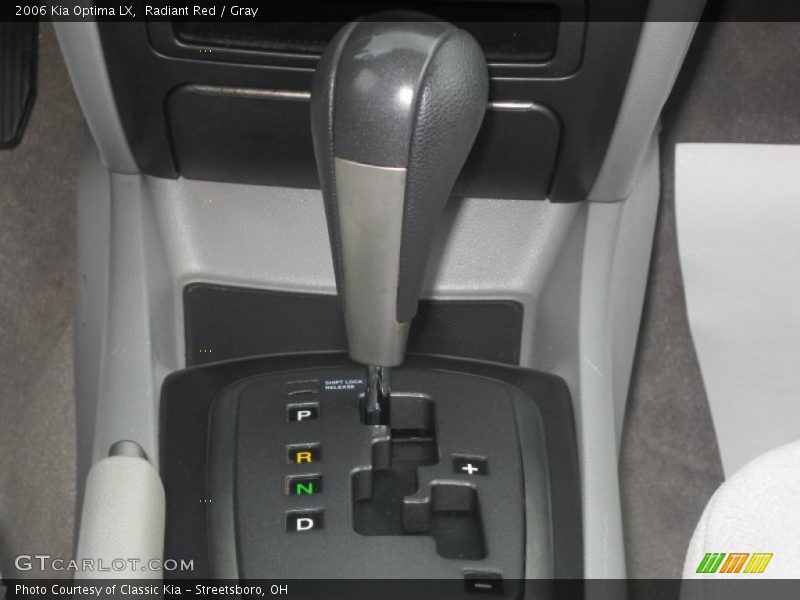 Radiant Red / Gray 2006 Kia Optima LX