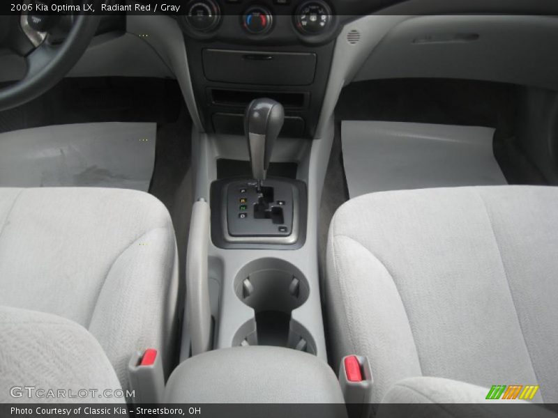 Radiant Red / Gray 2006 Kia Optima LX