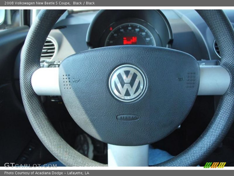 Black / Black 2008 Volkswagen New Beetle S Coupe