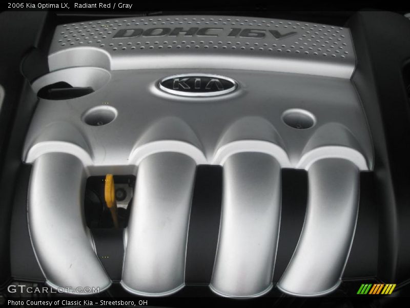 Radiant Red / Gray 2006 Kia Optima LX
