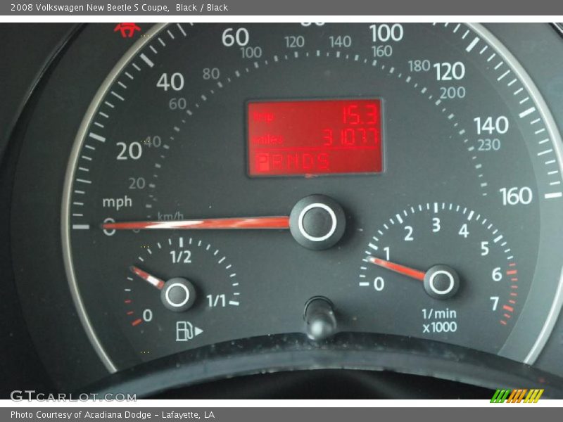 Black / Black 2008 Volkswagen New Beetle S Coupe