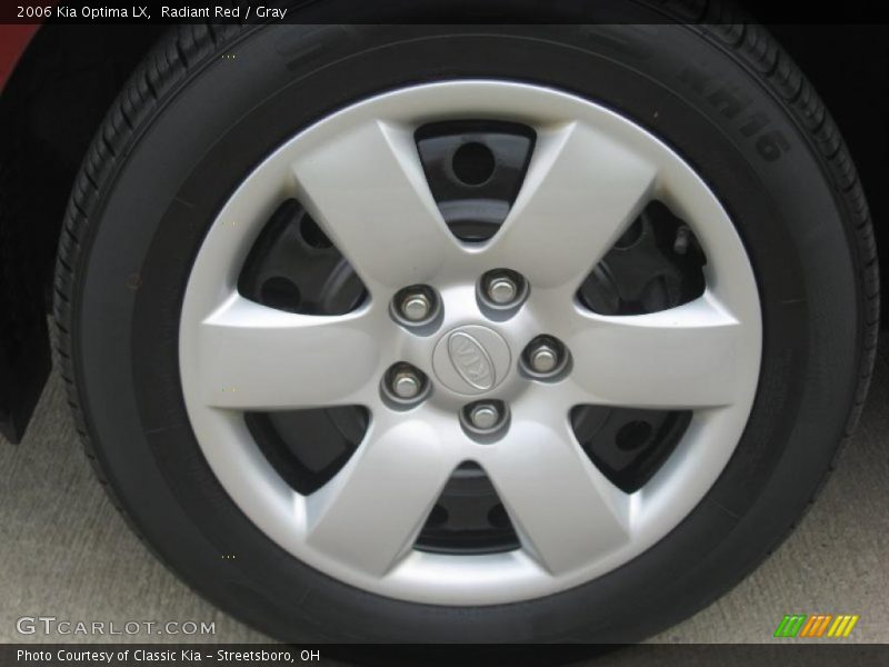 Radiant Red / Gray 2006 Kia Optima LX