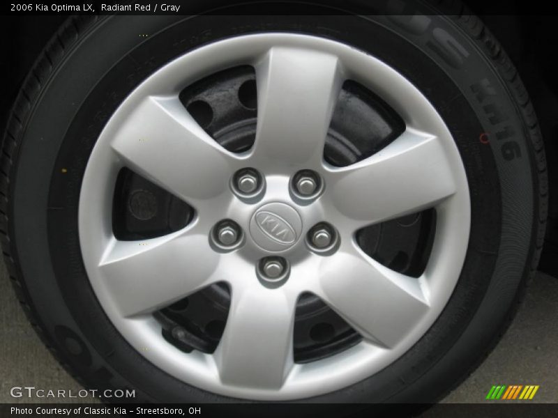 Radiant Red / Gray 2006 Kia Optima LX