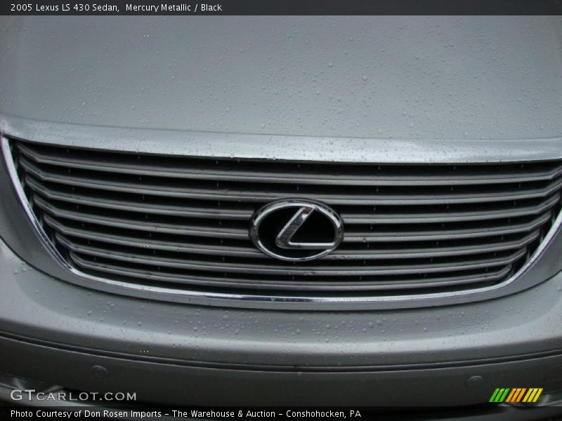 Mercury Metallic / Black 2005 Lexus LS 430 Sedan