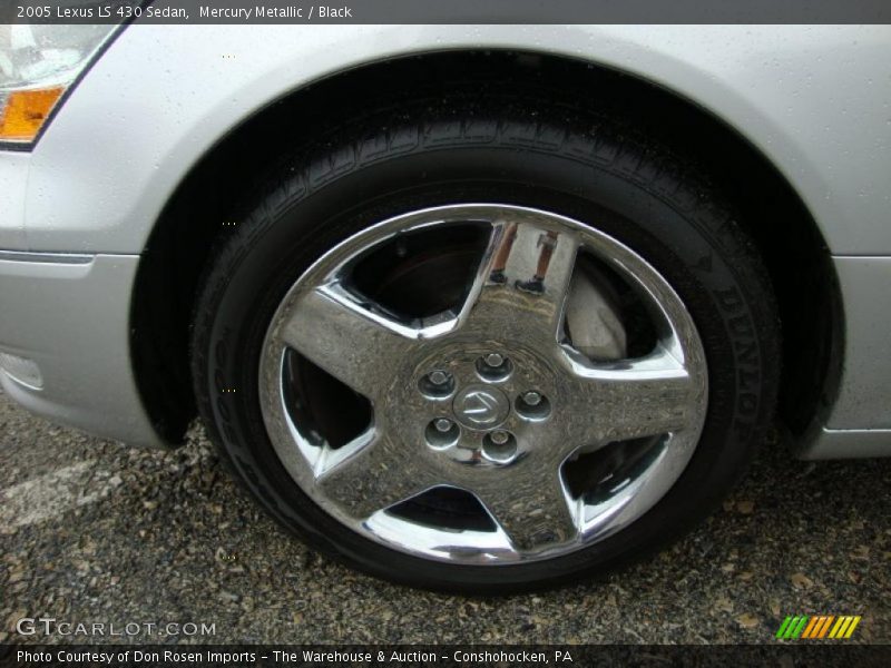Mercury Metallic / Black 2005 Lexus LS 430 Sedan