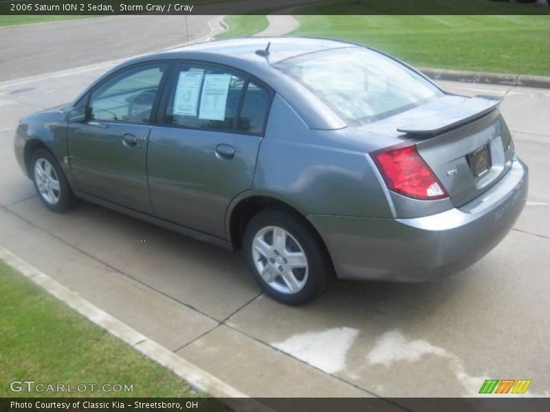 Storm Gray / Gray 2006 Saturn ION 2 Sedan