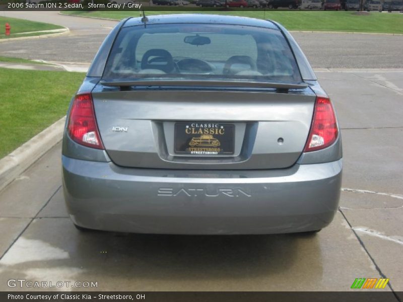 Storm Gray / Gray 2006 Saturn ION 2 Sedan