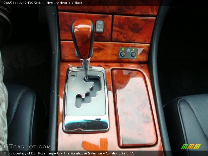 Mercury Metallic / Black 2005 Lexus LS 430 Sedan