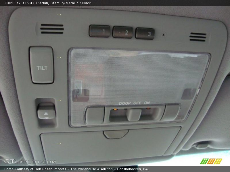 Mercury Metallic / Black 2005 Lexus LS 430 Sedan