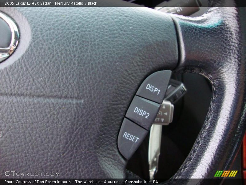 Mercury Metallic / Black 2005 Lexus LS 430 Sedan