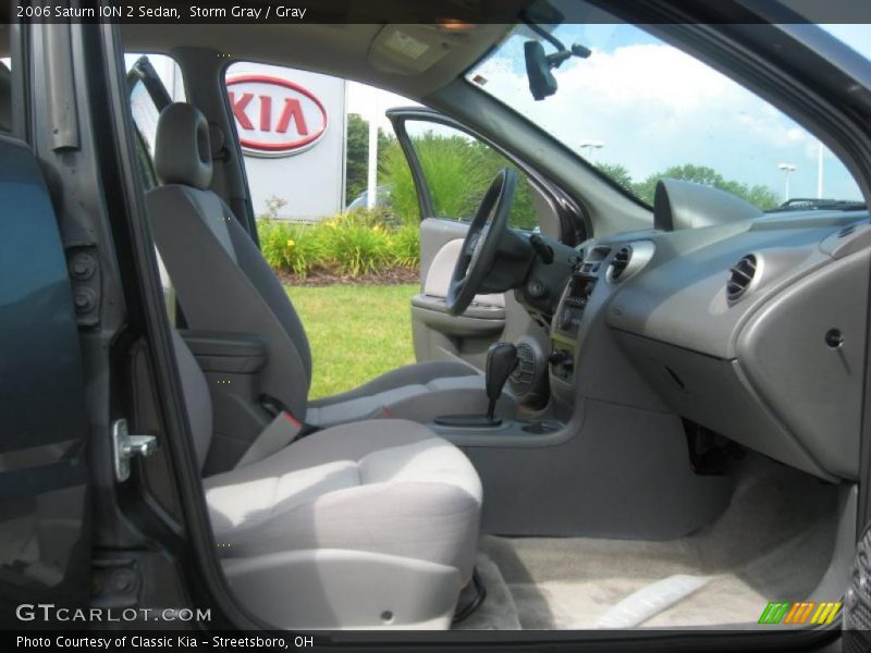 Storm Gray / Gray 2006 Saturn ION 2 Sedan