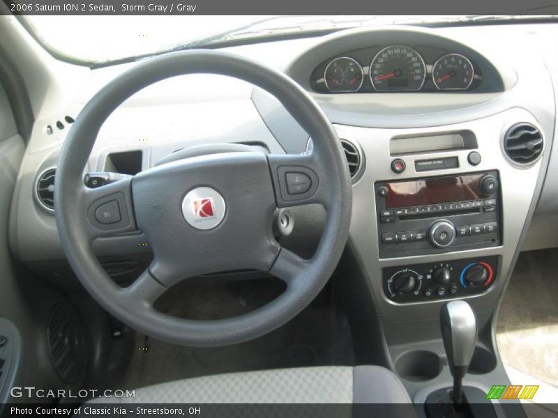 Storm Gray / Gray 2006 Saturn ION 2 Sedan