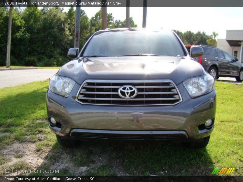 Magnetic Gray Metallic / Ash Gray 2008 Toyota Highlander Sport