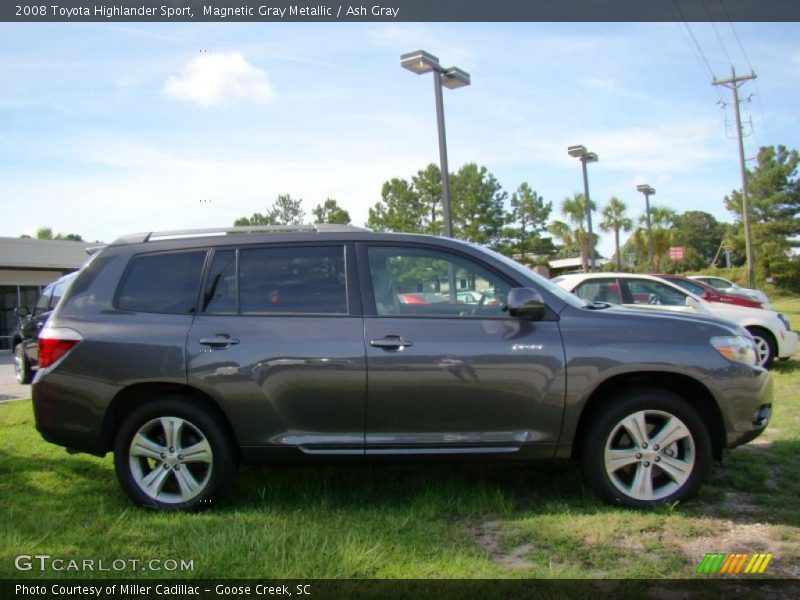 Magnetic Gray Metallic / Ash Gray 2008 Toyota Highlander Sport