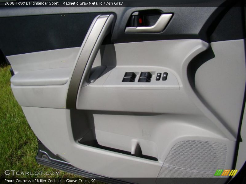 Magnetic Gray Metallic / Ash Gray 2008 Toyota Highlander Sport