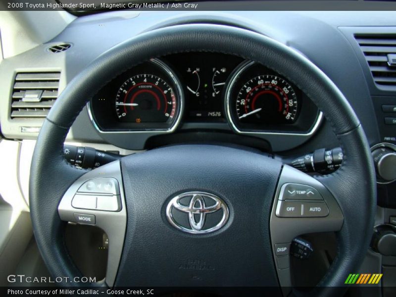 Magnetic Gray Metallic / Ash Gray 2008 Toyota Highlander Sport
