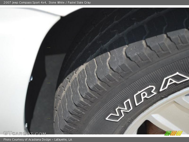 Stone White / Pastel Slate Gray 2007 Jeep Compass Sport 4x4