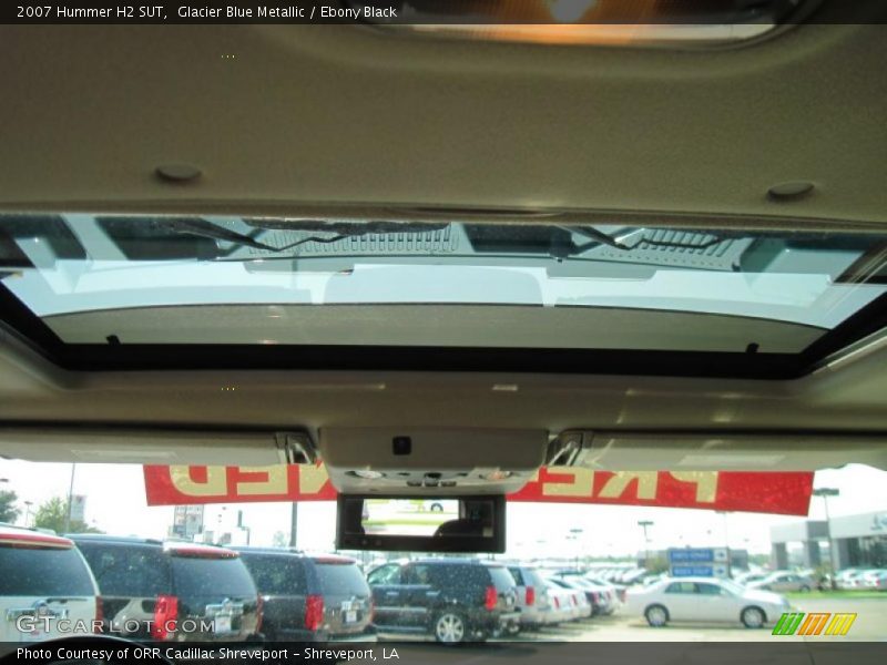 Glacier Blue Metallic / Ebony Black 2007 Hummer H2 SUT